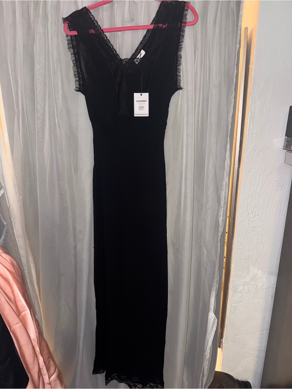 Rumored Duet Maxi Dress, black